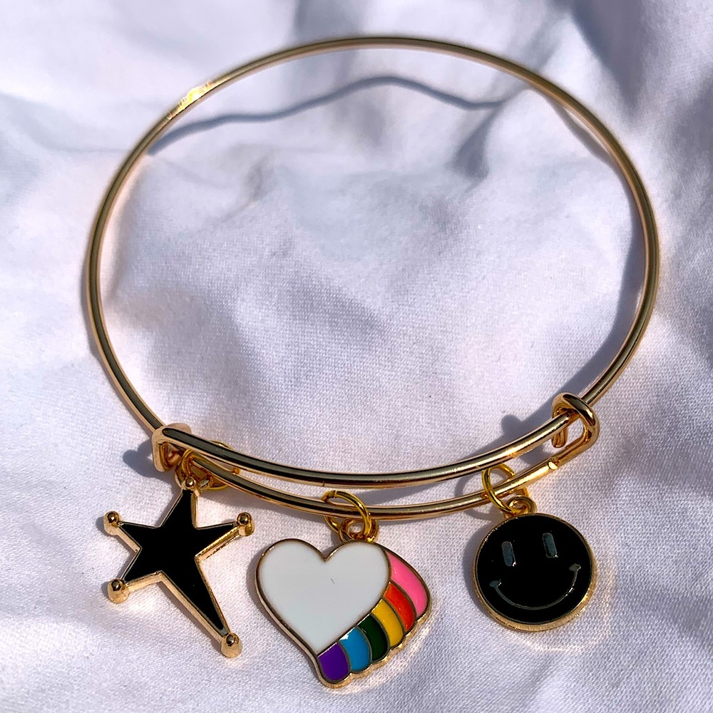 Brand New! Handmade! Adjustable Charm Bracelet